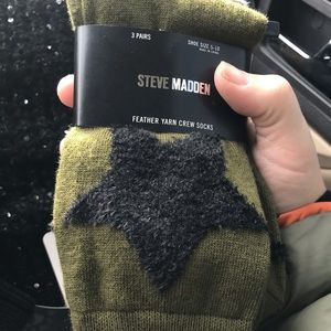 NWT Womens Steve Madden Socks (3 pack) Two Options